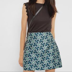 Ted Baker Frelia Kaleidoscope Swallow Mini Skirt 6
